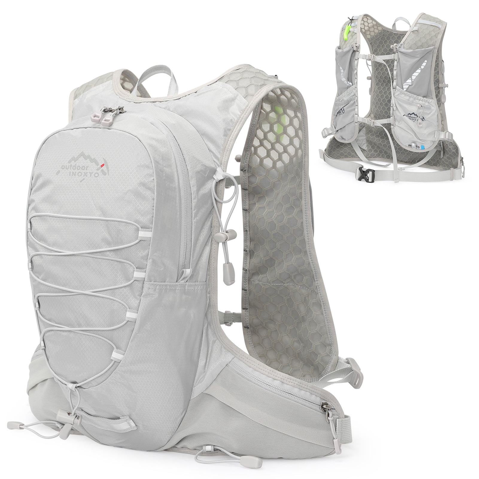 12L Cycling Hydration Lightweight Riding Vest Pack for Running Camping Hiking Mountaineering