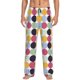 thumbnail image 1 of Fotbe Polka Dot Pantalones de Pijama para Hombre, Pantalones de Dormir, Pantalones de Casa con Cintura Ajustable y Bolsillos-Small, 1 of 6