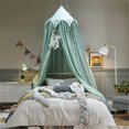 thumbnail image 2 of Dosel para habitación infantil, dosel para cama de bebé, decoración para cuna, mosquitera de algodón, 2 of 6