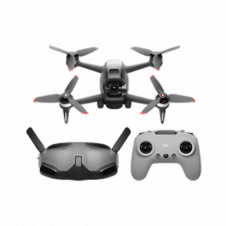 DJI FPV Camera Drone Combo with V2 Goggles, Remote & CPS 1 Year