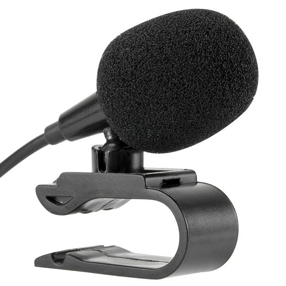 3.5mm Jack External Wires Clip Car GPS Navigator Microphone Stereo Plug Wired External Mic 350cm for PC Auto Car Radio Audio DVD
