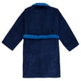 thumbnail image 3 of SKYLINEWEARS Unisex Kids Little Boys Girls Shawl Collar&nbsp;Bathrobe Terry Cotton Toddler Robe Pajamas Sleepwear Two-Tone Navy 8, 3 of 5