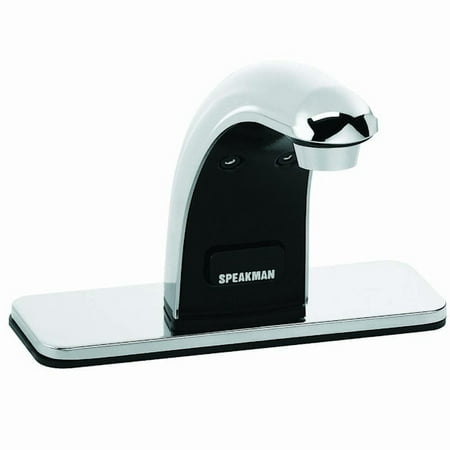 - Speakman S-8710 Sensorflo Battery Powered Sensor Faucet with 4-Inch Deck Plate