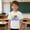 White, variant on ATOGUTA 100 Days Of School Shirt Girl Short Sleeve T-Shirts Kids Crewneck Tops Cute Fashion Tees White, Size 3T-10