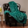 thumbnail image 5 of Chanasya Super Soft Shaggy Longfur Throw Blanket | Snuggly Fuzzy Faux Fur Lightweight Warm Elegant Cozy Plush Sherpa Fleece Microfiber Blanket | For Couch Bed Chair Photo Props - 50 "x 65" - Pink, 5 of 7
