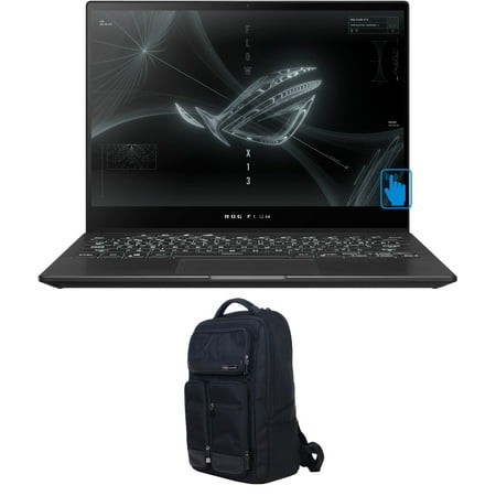 ASUS ROG Gaming/Entertainment Laptop (AMD Ryzen 9 6900HS 8-Core, 13.4in 120Hz Touch Wide UXGA (1920x1200), GeForce RTX 3050 Ti, 16GB LPDDR5 6400MHz RAM, Win 11 Pro) with Atlas Backpack