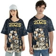 thumbnail image 4 of Happy New Year Siberian Husky Welcome 2025 Balloon Firework Party All Over Print 3D Baseball Shirt Husky Dog Lover Gifts Softball Sport - 01014, 4 of 6