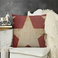 thumbnail image 2 of SHANXI Pillow Covers Big Red Stars USA Patriotic Decorative Pillowcase for Couch Sofa Home 22x22in, 2 of 5