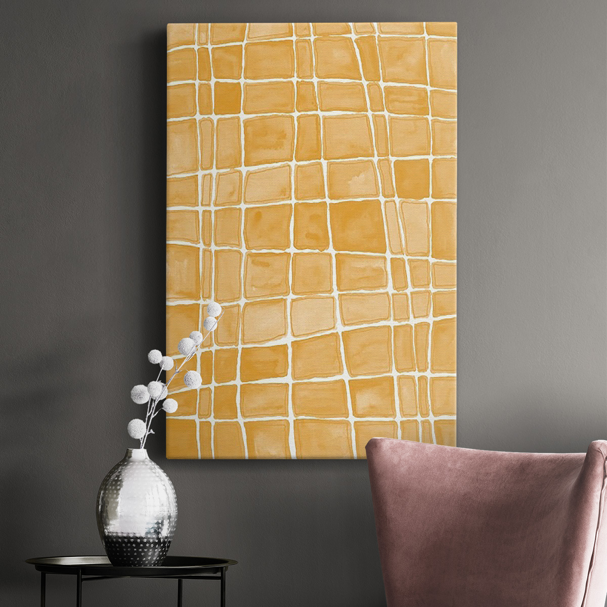 Square Bluff IV Premium Gallery Wrapped Canvas - Ready to Hang