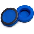 thumbnail image 3 of Thick Soft Protein Leather Ear Pads & Headband Cushion Cover Replacement Kits Compatible with Pioneer HDJ-X5 X5BT HDJ-X7 X7BT HDJ-X10 DJ Headphone (Blue Polyester Kits), 3 of 9