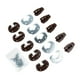 thumbnail image 1 of Kit de rieles para cajones, cinco juegos, piezas de reparación de cajones fáciles de instalar para sistemas de cajones de mesitas de noche y tocadores, 1 of 9