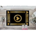 thumbnail image 4 of Gold Rug, Step Rugs, Greek Pattern Rugs, Modern Rugs, Living Room Rug, Black Rug, Front Door Rug, Kitchen Rug, Corridor Rug, Luxury Rug, 5.9'x9.2' - 180x280 cm, 4 of 7