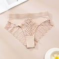 thumbnail image 2 of ByworldtasicNo Boundaries Women's Lace Breathable Panties Cheeky Mid Rise Ladies Soft Stretch Underwear Panties, 2 of 3