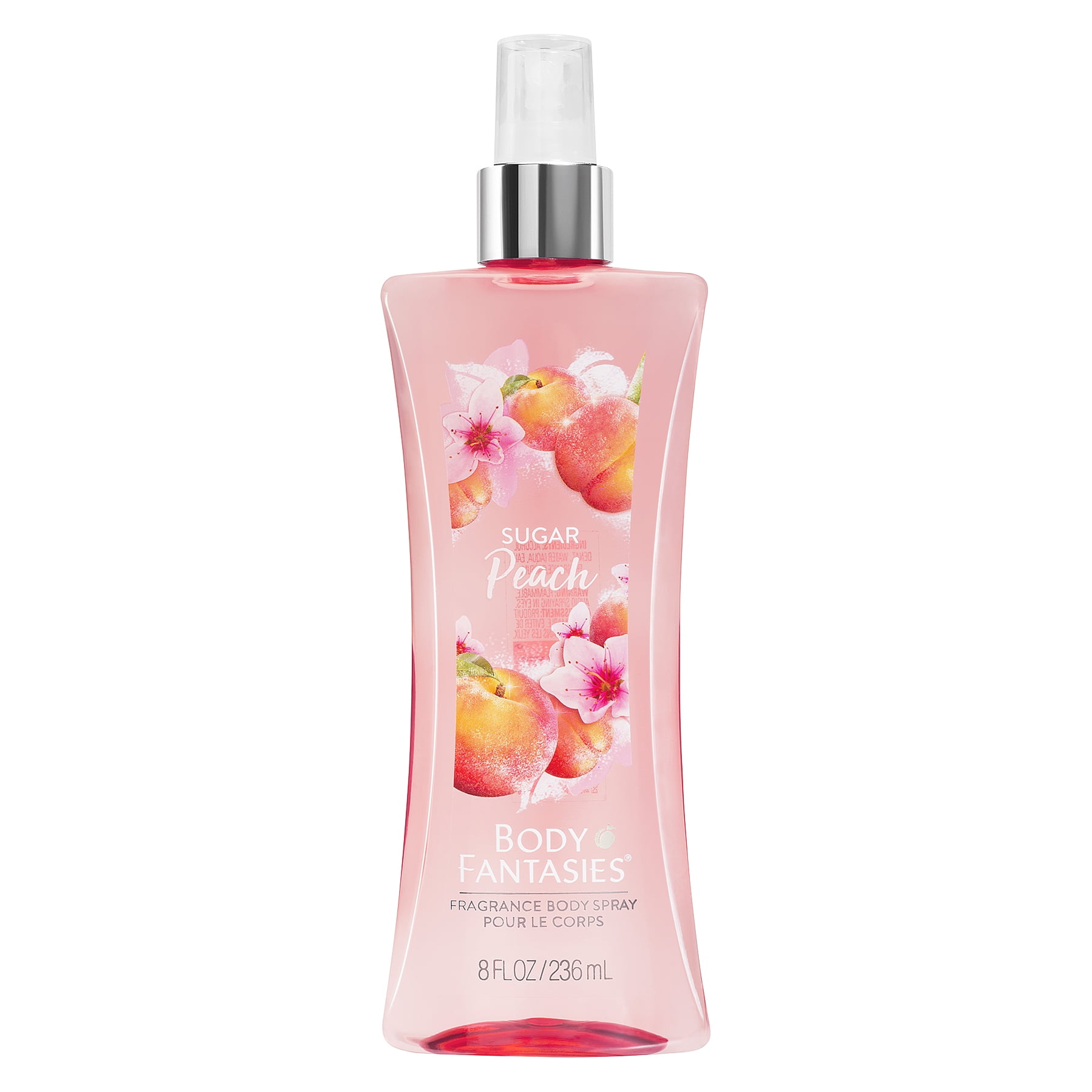 Body Fantasies Signature Fragrance Body Spray, Sugar Peach, 8 fl oz