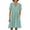 Mint Green, variant on Puntoco Dresses for women 2025 elegant classy Summer Maxi Dresses for Women Plus Size Cotton Linen V Neck Tiered Dress Loose Casual Maternity Beach Long Flowy Dresses Green S(S)
