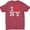 Heather Burgundy, variant on I Love NY Men's Unisex Tee Officially Licensed T-Shirt White, Small