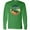 Kelly Green, variant on Inktastic Bull Riding Rodeo Rider Long Sleeve T-Shirt