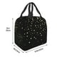 thumbnail image 3 of Easygdp Star Silver Glitter Bolsa Térmica Premium - Tela Oxford Impermeable, Gran Capacidad, Bolsillo Frontal, Unisex para Trabajo, Escuela, Actividades al Aire Libre y Picnics, 3 of 8