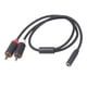 thumbnail image 2 of TPE 3.5mm Audio Estéreo a 2 Convertidores RCA 40cm Negro 3635F-04, 2 of 9