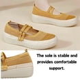 thumbnail image 5 of CHICVOMEY Sneakers for Women Slip on Casual Walking Shoes Breathable Lightweight for Work&daily Adjustable Strap Mesh Mary Jane Flats, 5 of 7