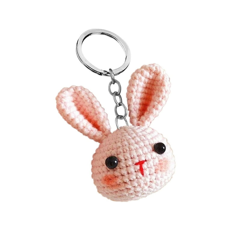 SEMIMAY Handmade Wool Knitting Hook Weaving Cartoon Rabbit Carrot
