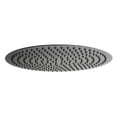 thumbnail image 1 of ALFI RAIN16R-BM Pommeau de Douche Pluie Rond Ultra-Fin 16 Po, Acier Inoxydable Noir Mat, 1 of 5
