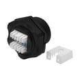 thumbnail image 3 of CAT6 RJ45 Shielded Industrial Panelmount Keystone Jack, 3 of 4