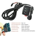 thumbnail image 3 of Thumb Throttle, Wear Proof Throttle Thumb Accelerator Power Indicator SM Connector Stable  for 2.22cm Handlebar, 3 of 7