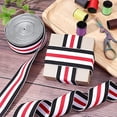thumbnail image 2 of 5Yards 1.57Inch Striped Elastic Band Elastic Sewing Bands Colorful Webbing Elastic for Sewing Waistbands Pants Costumes DIY Projects, 2 of 8