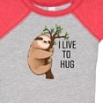 thumbnail image 4 of Inktastic I Live to Hug Cute Sloth on a Branch Boys or Girls Baby Bodysuit, 4 of 5