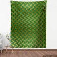 thumbnail image 4 of Ambesonne Boho Green Fabric by the Yard Upholstery, Abstract Retro Artwork, 1 Yard, Charcoal Grey Mustard, 4 of 5