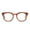 Amber Tortoise, variant on Compliments by DIFF Eyewear Rowan Blue Light Reading Glasses for Men and Women Clear Crystal +2.0