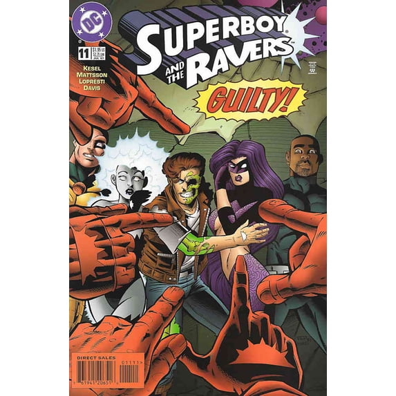 Superboy And the Ravers #11 VF ; DC Comic Book