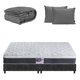 thumbnail image 1 of Colchón King Size Marte + Box Base Cama + Almohada 2Pack + Edredon Homy, 1 of 8