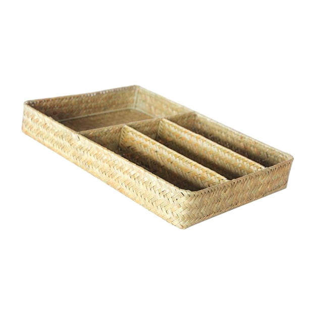Divisores de cajón para la organización de almacenamiento de la oficina de la cocina del cajón de la basura para general Burlywood Macarena oficina organizador de cajones
