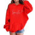 thumbnail image 1 of Sweat à Capuche Décontracté à Manches Longues pour Filles avec Poche pour Usage Quotidien, 1 of 4
