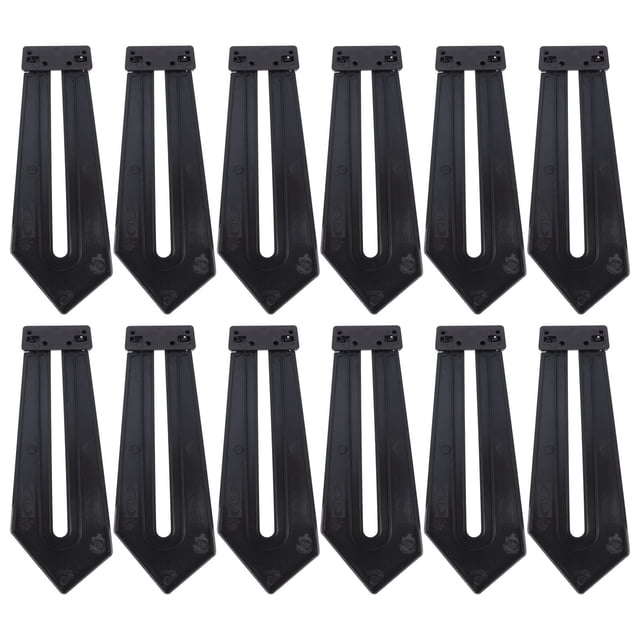 unbranded 12Ud Bases Plásticas Para Marcos De Fotos En Escritorio Negro Para Mostrar Imágenes Y