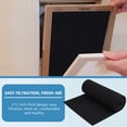 thumbnail image 6 of 118x15.7Inch Activated Carbon Filter Sheet Black Pre Filter Carbon Sheet Replacement Charcoal Filters for Air Purifier Vent Filters DIY, 6 of 7