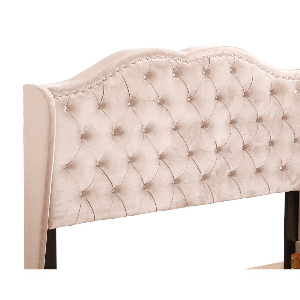 Glory Furniture Joy Full Bed in Beige Color