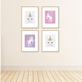 thumbnail image 3 of Big Dot of Happiness Rainbow Unicorn - Unframed Magical Unicorn Nursery and Kids Room Linen Paper Wall Art - Set of 4 - Artisms - 8 x 10 inches, 3 of 7