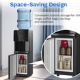 thumbnail image 2 of UrbanSync 5 Gal Top Loading Water Dispenser with Storage Cabinet, Hot & Cold Water Cooler with Storage Cabinet, ETL Certified for Home & Office Use, Black, 2 of 7