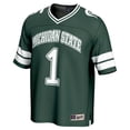 thumbnail image 2 of Unisex GameDay Greats #1 Green Michigan State Spartans Lightweight Collegiate Football Fashion Jersey, 2 of 4