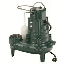Zoeller 267-0006 2 in. 0.5 HP Cast Iron Sewage Pump with 25 ft. Cord Vertical Float