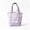 Purple, variant on 2026 Mini Pastel Stripe Canvas Tote Bag, Limited Edition Canvas Embroidery Handbag, Women's Lightweight Durable Summer Beach Bag for Vacation Commute Everyday, Pink
