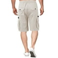 thumbnail image 5 of Caqnni Relaxed Fit Mens Casual Shorts Classic Casual for Work and Leisure (Z06-White,M), 5 of 8