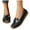 Black, variant on Eltusu Women Loafer Flat Shoes, No Slip Comfort Breathable Round Toe Dress Shoes Red Size 7
