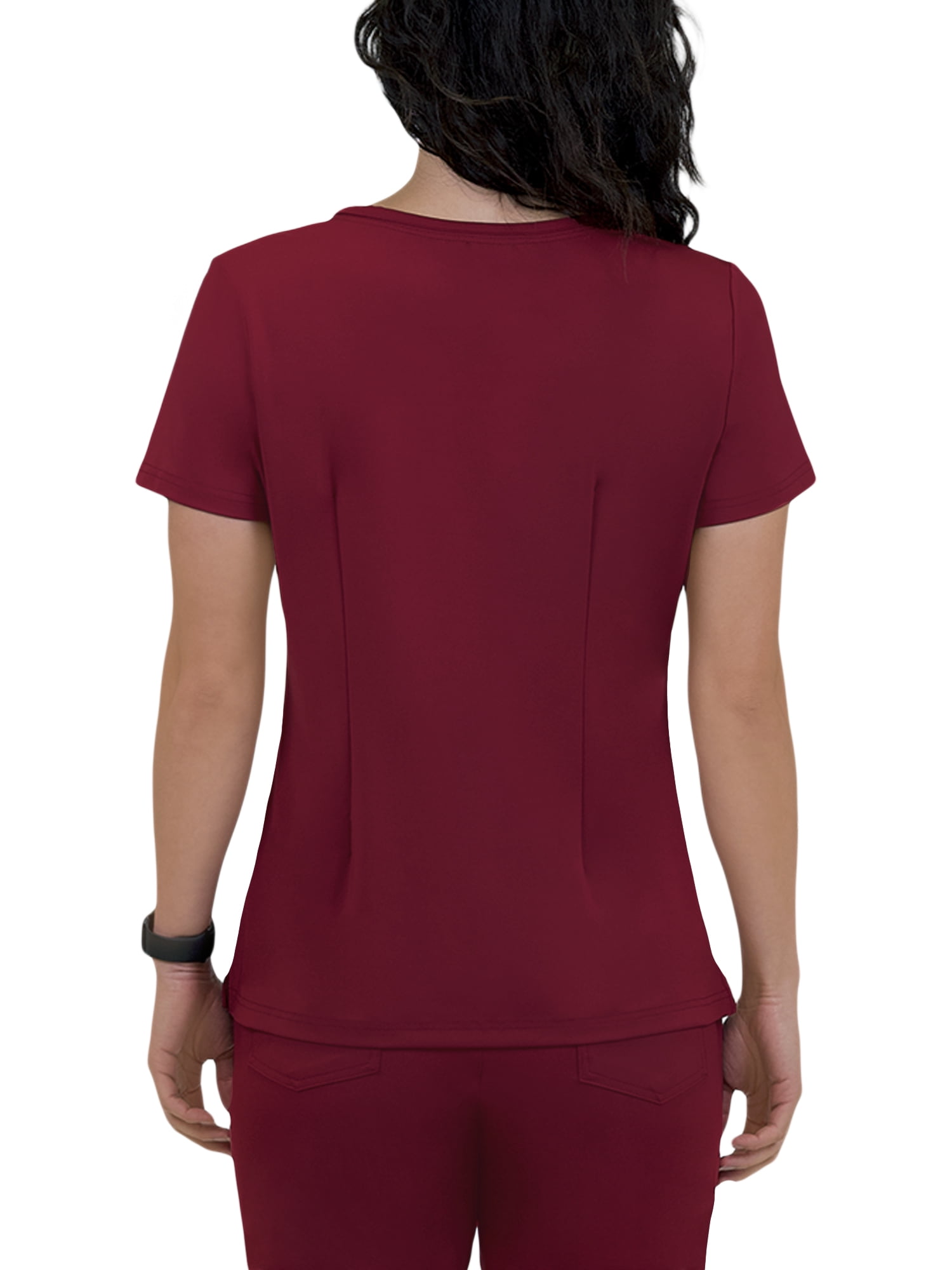 Doctor's Choice Pro Fit Antimicrobial Moisture Wicking Women's Scrub Top, 3 Pockets, Sizes S - XXXL