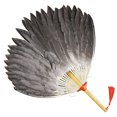 thumbnail image 5 of Abanico de plumas, abanico de plumas de ganso portátil de verano, estilo antiguo, abanico de plumas para bebé, color blanco, 5 of 5