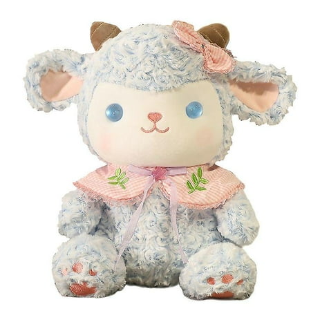 Cute Pink Lolita Lamb Plushie Adorable Princess Sheep Plush Toy With ...