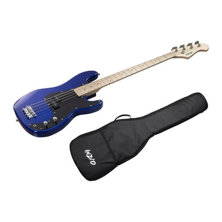 Monoprice Indio Pubb Bass - Blue, With Gig Bag (Best Bass Gig Bag 2019)